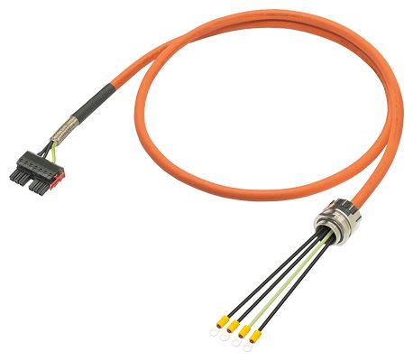 Siemens Industry - Câble d'énergie préconfectionné Modèle 6FX8002-5CP46 4x 10C, presse-étoupe M32/1
