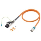 Siemens Industry - Câble d'énergie préconfectionné 4x 1,5(2x1,5) C C, connecteur filetage complet,