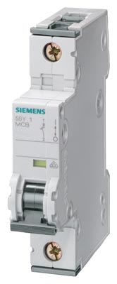 Siemens Industry - MCB Icu=15KA 230-400V 1P C1