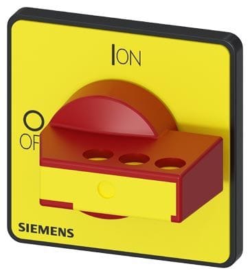 Siemens Industry - rotary operating mechanism, red/yellow
