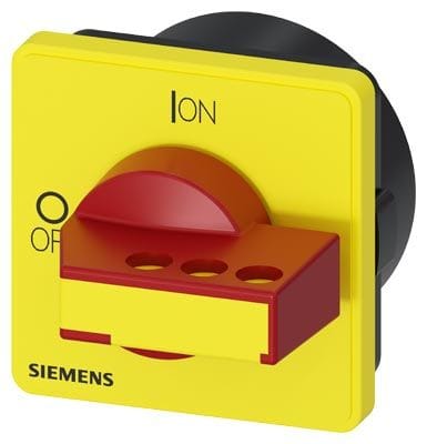 Siemens Industry - rotary operating mechanism, red/yellow