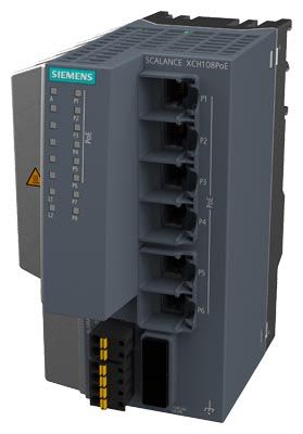 Siemens Industry - SCALANCE XCH108PoE (6xGbit PoE, 2xSFP)