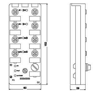 Siemens Industry - Module compacte.4E-4S.24 Vdc.1A