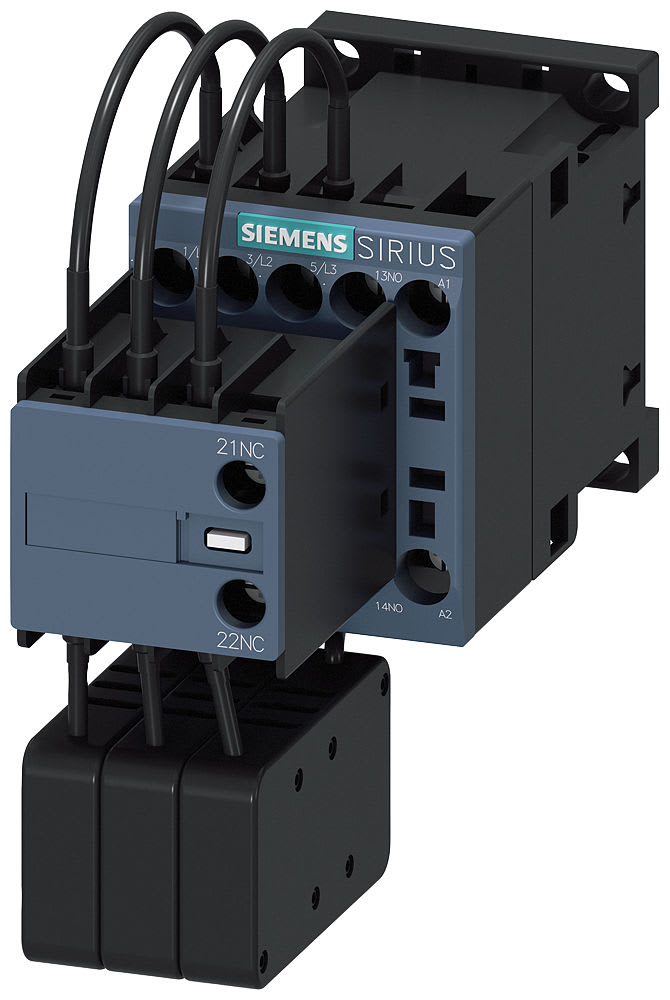 Siemens Industry - Cntctr,AC-6b12,5kVAr1NO+1NFAC400V50/60Hz