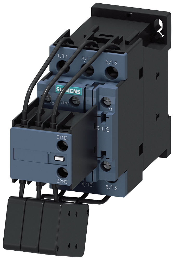 Siemens Industry - Contctr.,AC-6b,25kVAr,1NO+2NF,AC400V50Hz