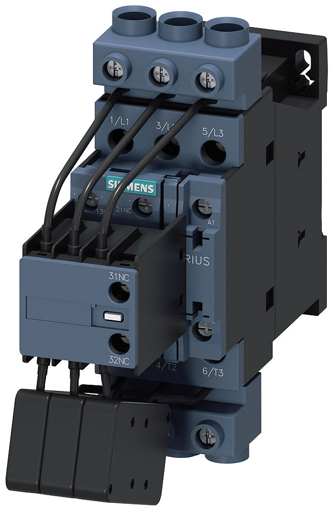 Siemens Industry - Contctr.,AC-6b,33kVAr,1NO+2NF,AC400V50Hz