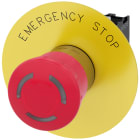 Siemens Industry - BOUT CP PNG LUM ARR.URGENCE, 40MM, ROUGE