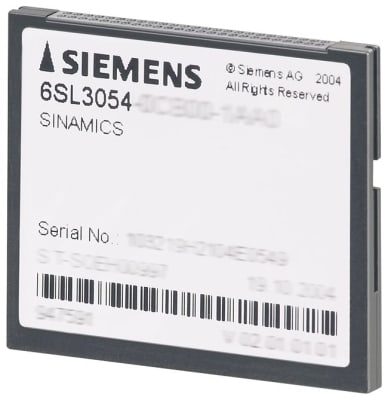 Siemens Industry - SINAMICS S120 carte CompactFlash avec extension de performance avec licences (Ce