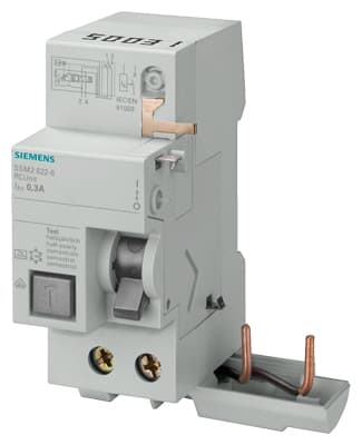 Siemens Industry - Bloc diff.2x 6- 40A.30mA.inst