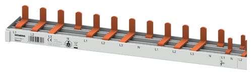Siemens Industry - P.Busbar 10mm2,RCCB3p/N+MCB3p/N+Comp24MW