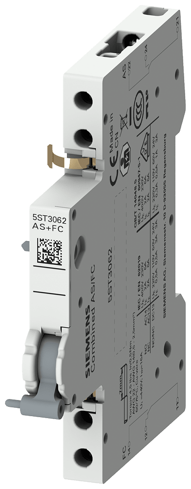 Siemens Industry - Auxiliary and fault signal switch