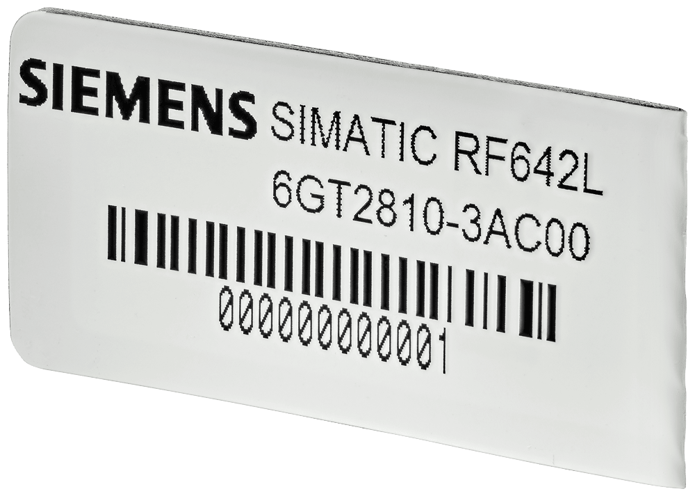 Siemens Industry - LABEL RF642L, GEN2, SUR MÉTAL, ETSI