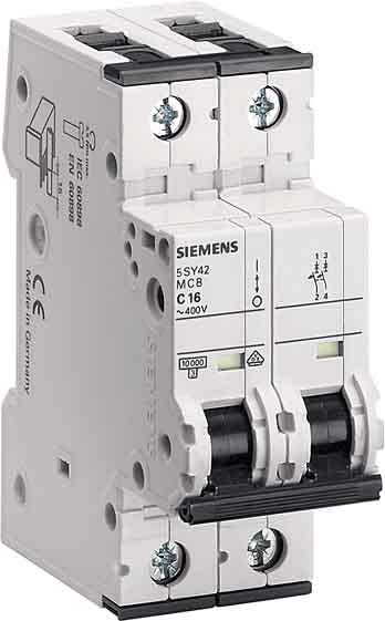 Siemens Industry - Disj. 2p. 2A.A.10kA.400V