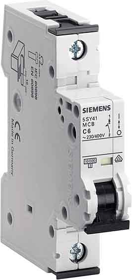 Siemens Industry - Disj. 1p. 3A.A.10kA.400V