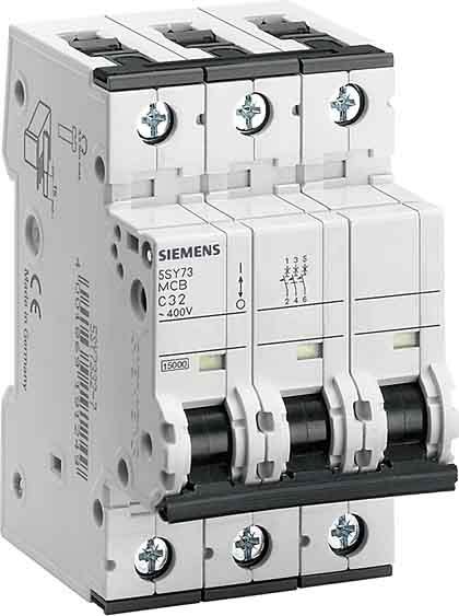 Siemens Industry - Disj. 3p.1,6A.C. 6kA.400V