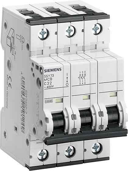 Siemens Industry - Disj. 3p. 63A.B. 6kA.400V