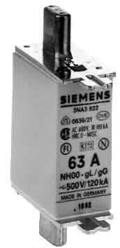 Siemens Industry - Fus.T0 -GL- 25A-500Vac;440 Vdc