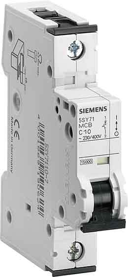 Siemens Industry - Disj. 1p. 8A.C. 6kA.230/400V
