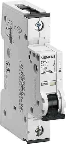 Siemens Industry - Disj. 1p.1,6A.C. 6kA.230-400V