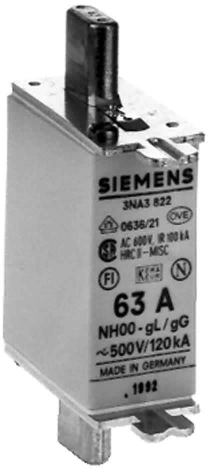 Siemens Industry - Fus.T00-GL- 80A-690Vac;250 Vdc
