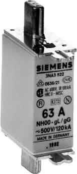 Siemens Industry - Fus.T00-GL- 80A-500Vac;250 Vdc