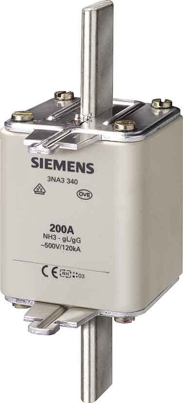 Siemens Industry - Fus.T3 -GL-200A-500Vac;440 Vdc