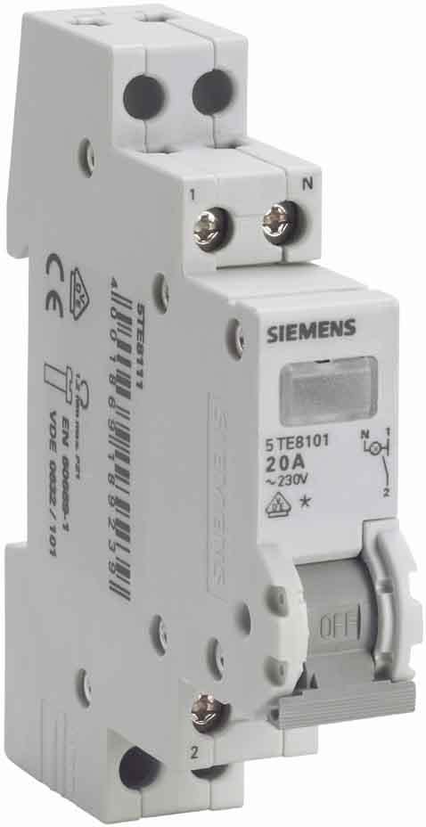 Siemens Industry - Inter+voyant. 20A.230V.1NO.