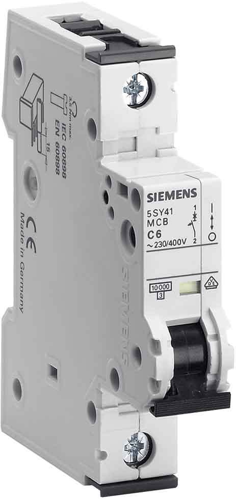 Siemens Industry - Disj. 1p. 1A.C.10kA.400V