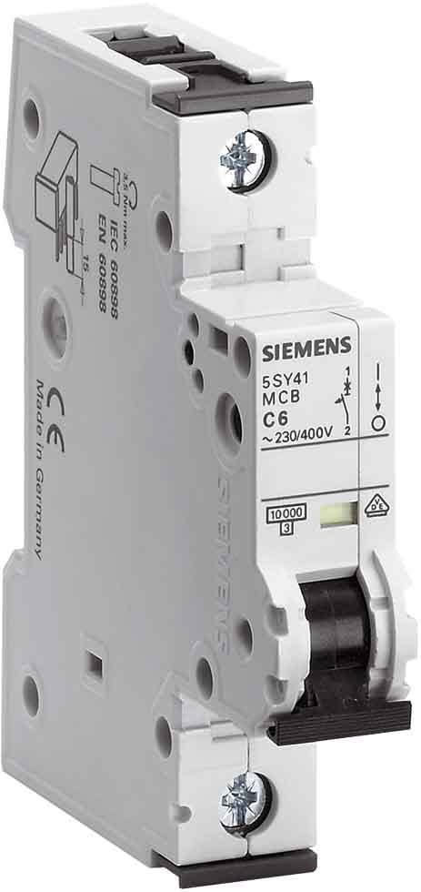 Siemens Industry - Disj. 1p. 3A.C.10kA.400V