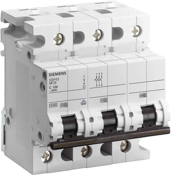 Siemens Industry - Disj. 3p.100A.D.10kA.400V.