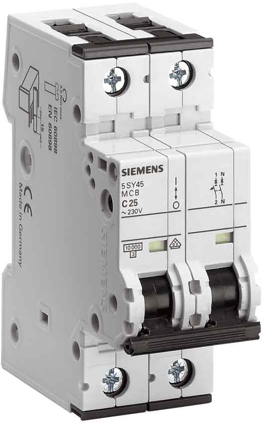 Siemens Industry - Disj.1P+N. 16A.B.10kA.230V.