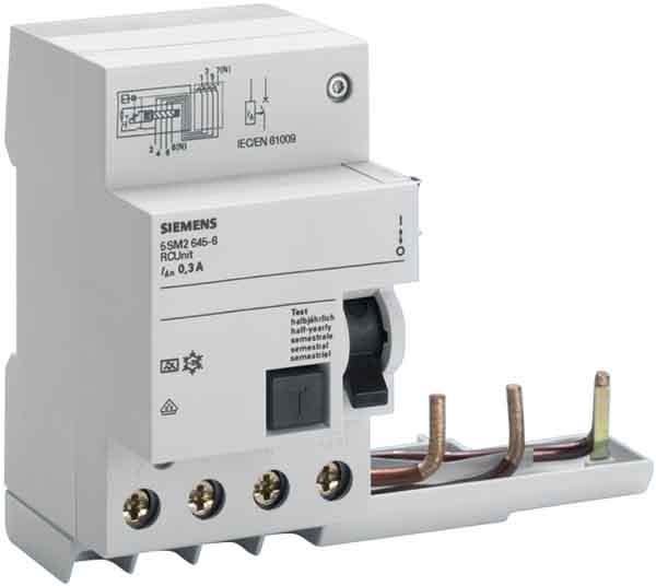 Siemens Industry - Bloc diff.3x 6- 40A.300mA.A