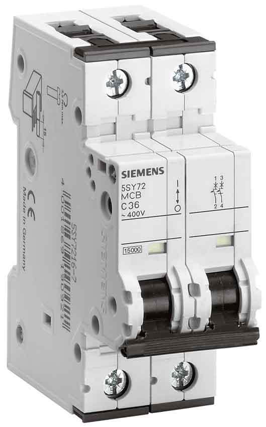 Siemens Industry - Disj. 2p. 13A.C.15kA.400V