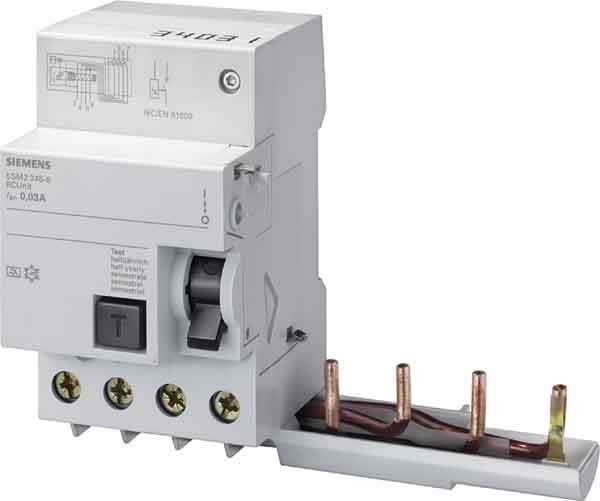 Siemens Industry - Bloc diff.4x 6- 63A. 30mA.typ A