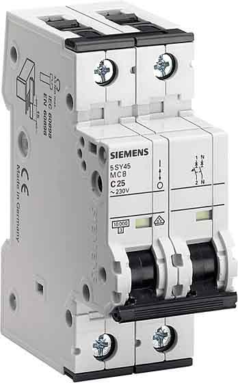 Siemens Industry - Disj.2P 0,5A C 10kA 440V CC
