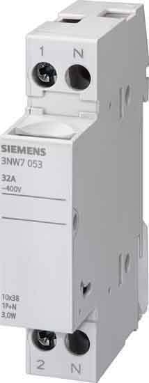 Siemens Industry - Socle de fusibles encastrable p. cartouches cylindriques