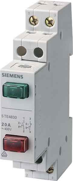 Siemens Industry - Poussoir N.1NO1NF.20A.400V.dble BP double