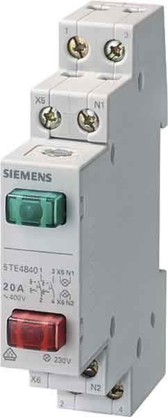 Siemens Industry - Poussoir N.2NO+2L.20A.400V.dble BP double
