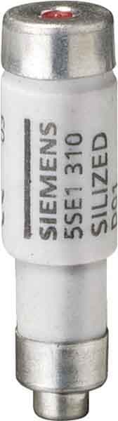 Siemens Industry - cartouche fusible neozed, d01, 10a, gr, un ca : 400v, un cc : 250v, silized