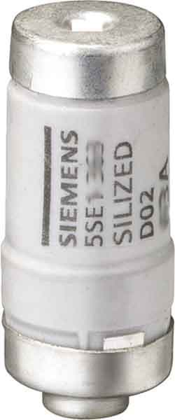 Siemens Industry - cartouche fusible neozed, d02, 50a, gr, un ca : 400v, un cc : 250v, silized