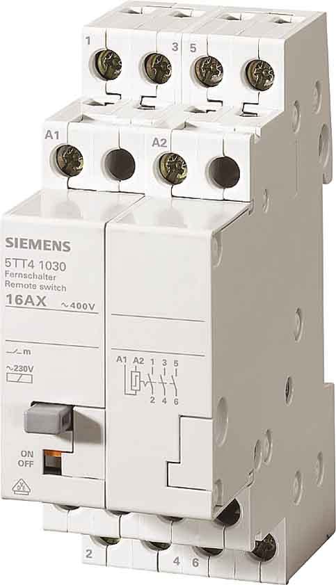 Siemens Industry - Télérupteur 3 NO contact 230,400V AC 16A
