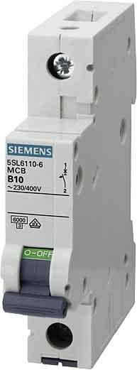 Siemens Industry - Disj.230/400V 6KA, 1POLE, C, 2A