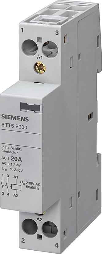 Siemens Industry - CONTACTEUR INSTA 2NO 230VCA 20A