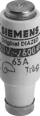 Siemens Industry - Fusible diazed E33 660V GL 35A