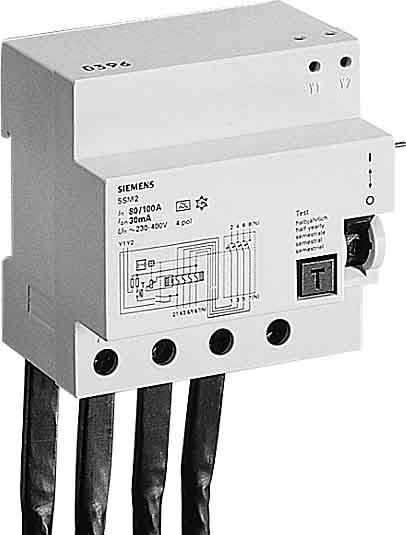 Siemens Industry - Bloc diff.4x80-100A.30mA.puls uniquement courbe C