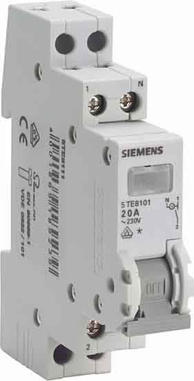 Siemens Industry - Inter+voyant. 20A. 48V.1NO.DIO