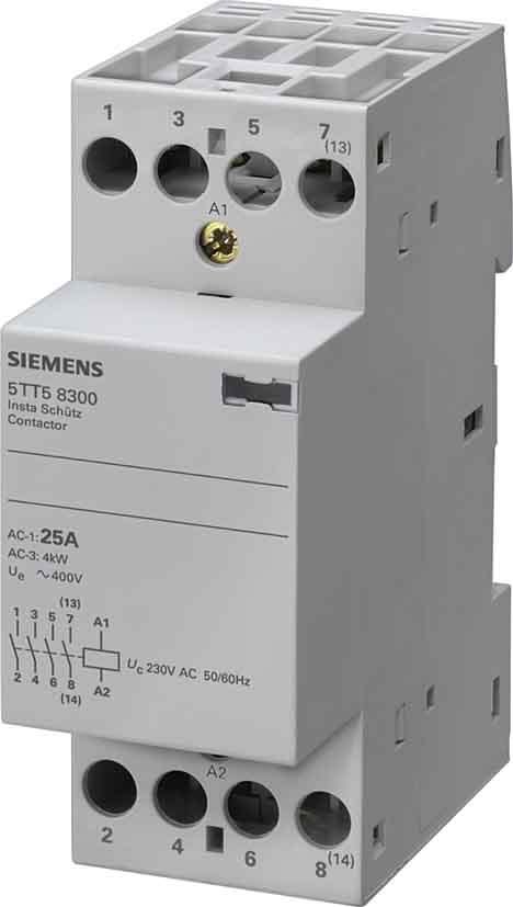 Siemens Industry - Contacteur Insta 25A 4NF 230VAC
