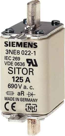 Siemens Industry - Cartouche fusible SITOR