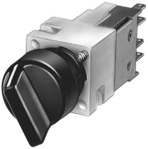 Siemens Industry - Manette 2 pos.stables blanc.NO.