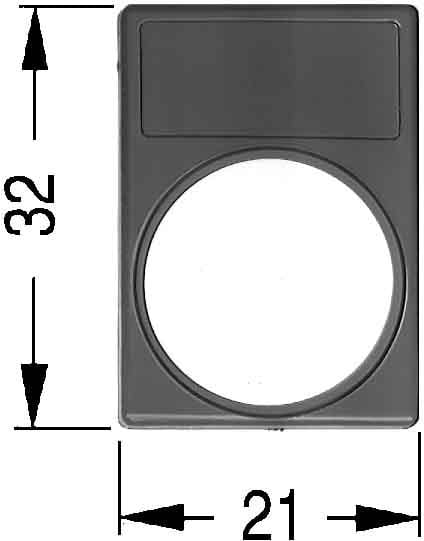 Siemens Industry - Porte étiquette 3SB2..